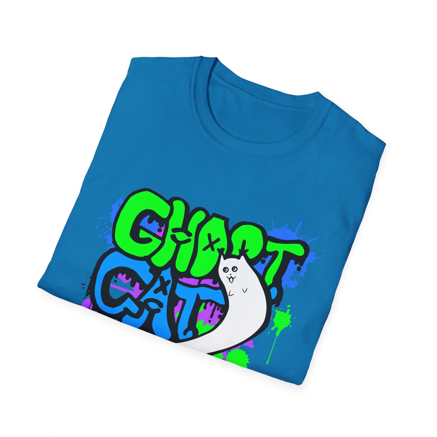 GhostCat Graffiti T-Shirt (Unisex Adult Sizes)