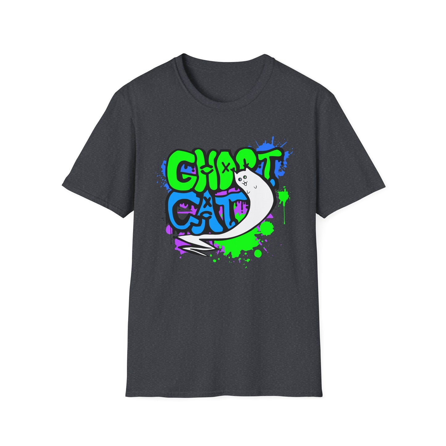 GhostCat Graffiti T-Shirt (Unisex Adult Sizes)