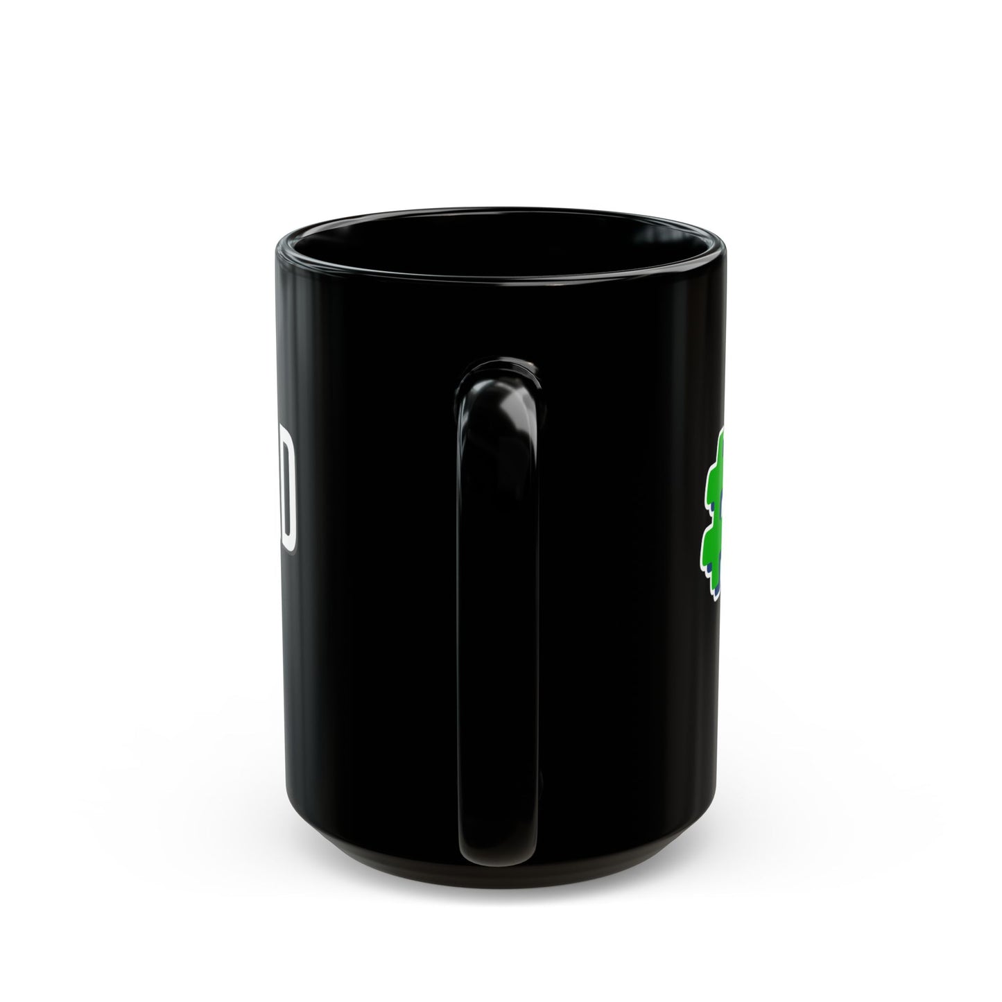 #1 Dad (and Gaming Buddy) Black Ceramic Mug