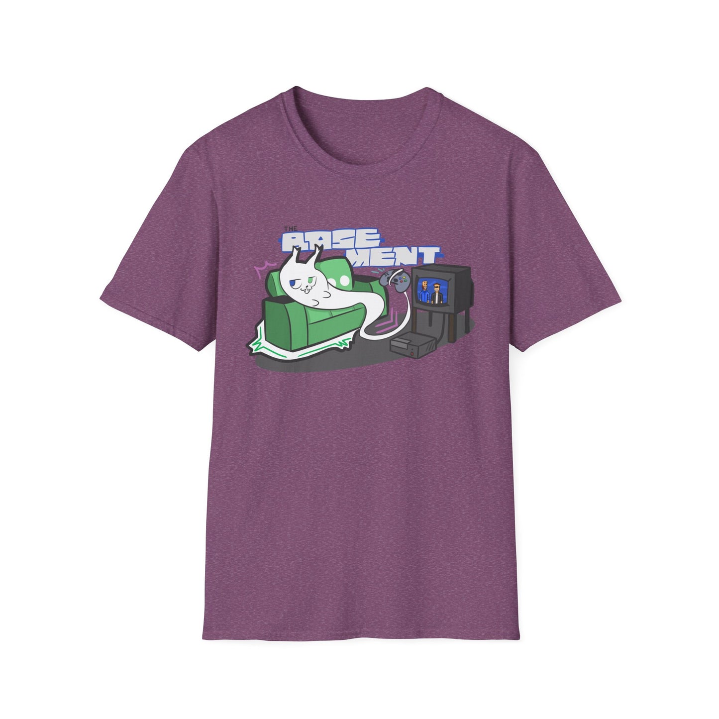 Ghost Cat on The Couch - T-Shirt Design Contest Winner! (Adult T Shirt)