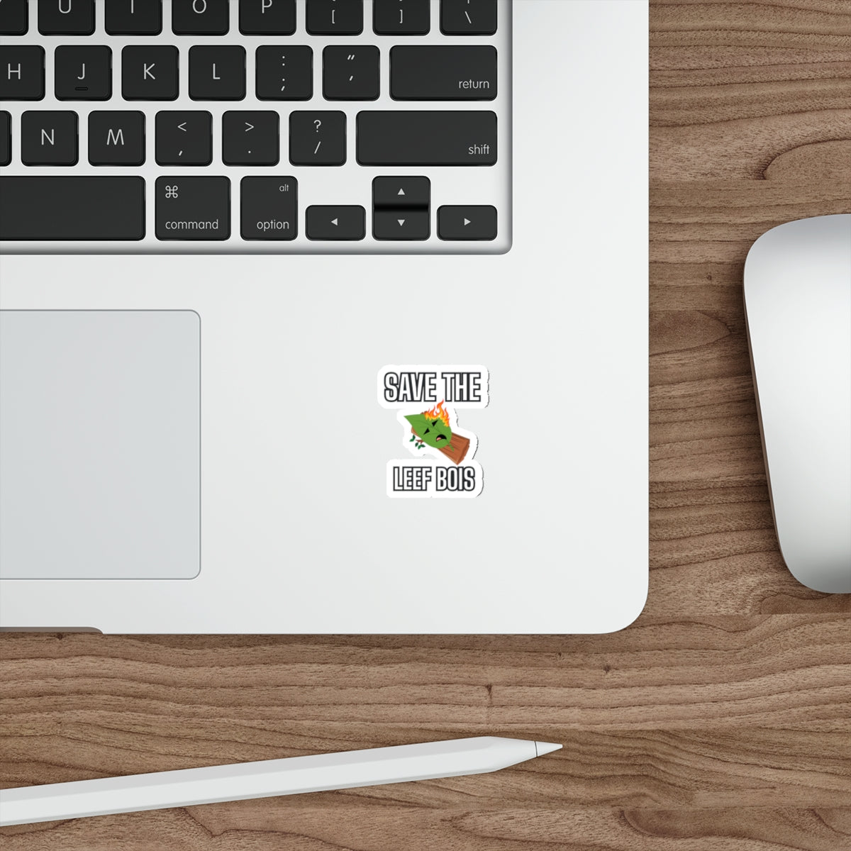 Die-Cut Sticker - Save the Leef Bois Design