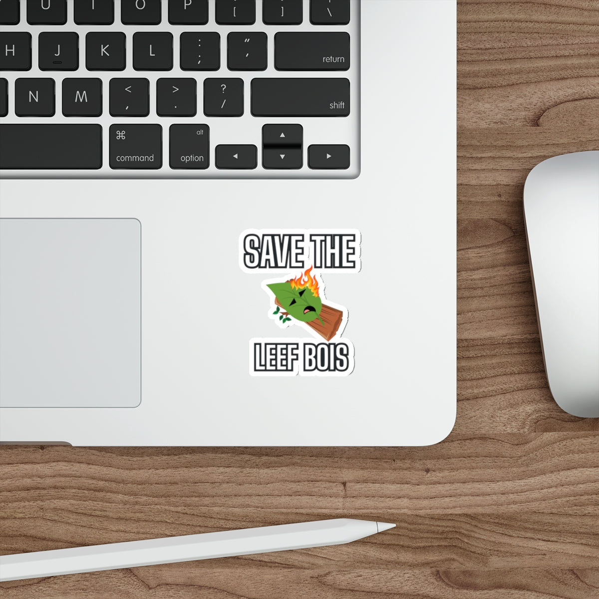 Die-Cut Sticker - Save the Leef Bois Design
